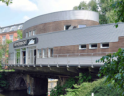 Das Riverboat am Kulturhafen